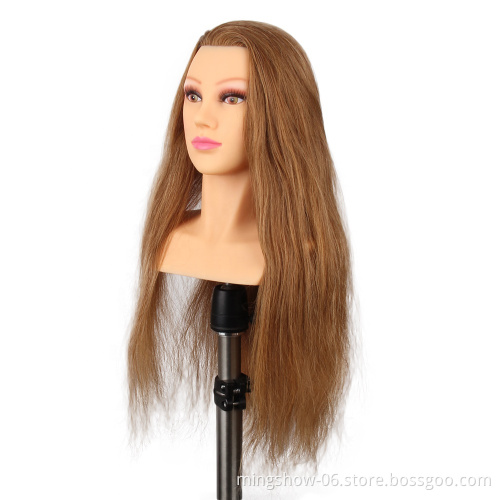 Colorful Salon Hair Training Head Hairdressing Styling Mannequin Doll